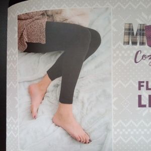 NWT Muk Luks Fleece Leggings
